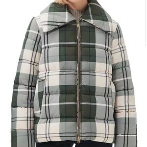 Barbour Tartan Germaine Quilted Coat